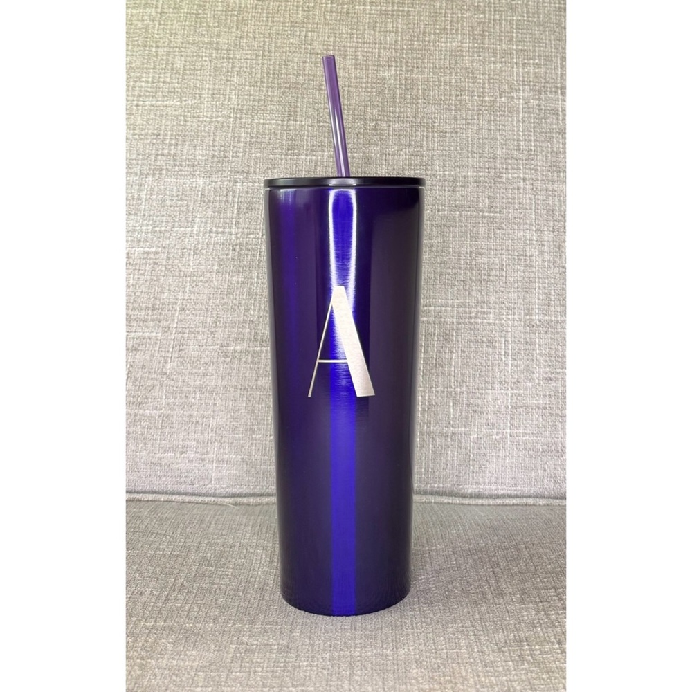 Modern Expressions Monogram Tumbler "A"